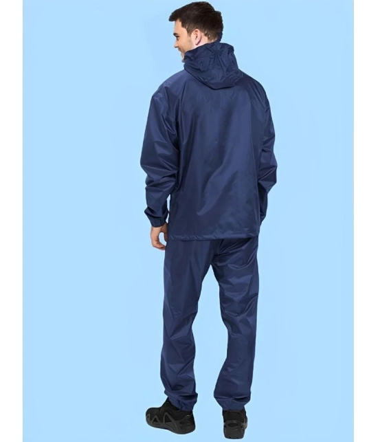 AKTIF Navy Polyester Mens Rain Suit ( Pack of 1 ) - 3XL