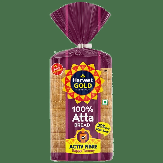 Harvest Gold Bread - 100% Atta, 450 G