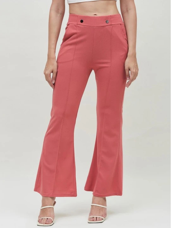 Women Smart Skinny Fit Bootcut Trousers