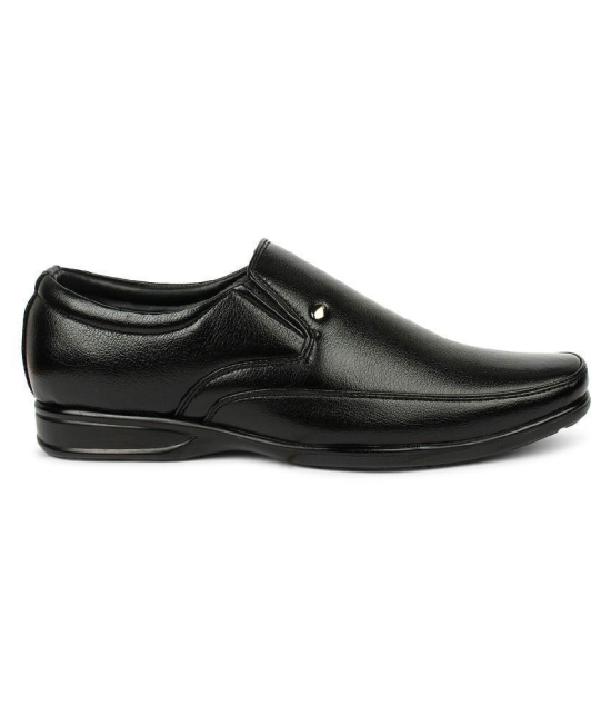 Action Office Non-Leather Black Formal Shoes - None