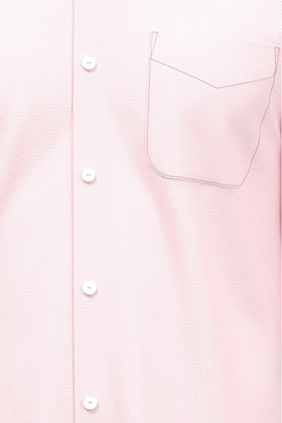 Men Pink Slim Fit Formal Full Sleeves Formal Shirt