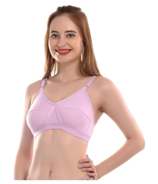 Elina Cotton T-Shirt Bra - Purple - 38C