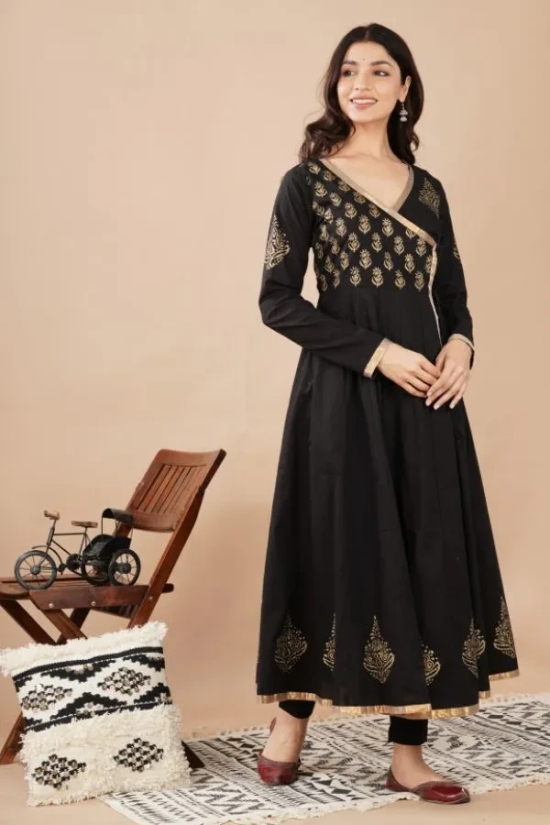 Black Anarkali Set S