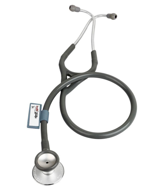 Healthgenie HG-404G Aluminium Double Diaphragm Stethoscope 65 cm Cardiology Grey