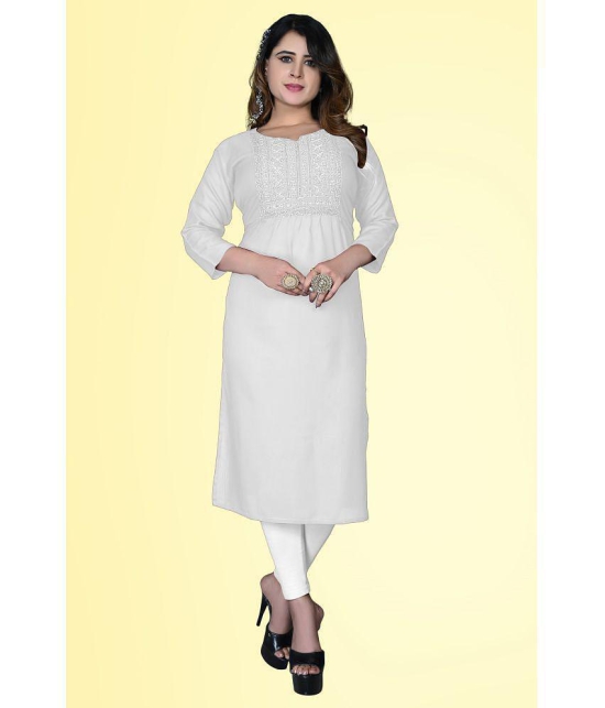 haya fashion - Grey Rayon Women's Straight Kurti ( Pack of 1 ) - None