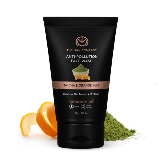 Anti-Pollution Face Wash | Matcha & Orange Peel Face Wash and Free Moisturiser