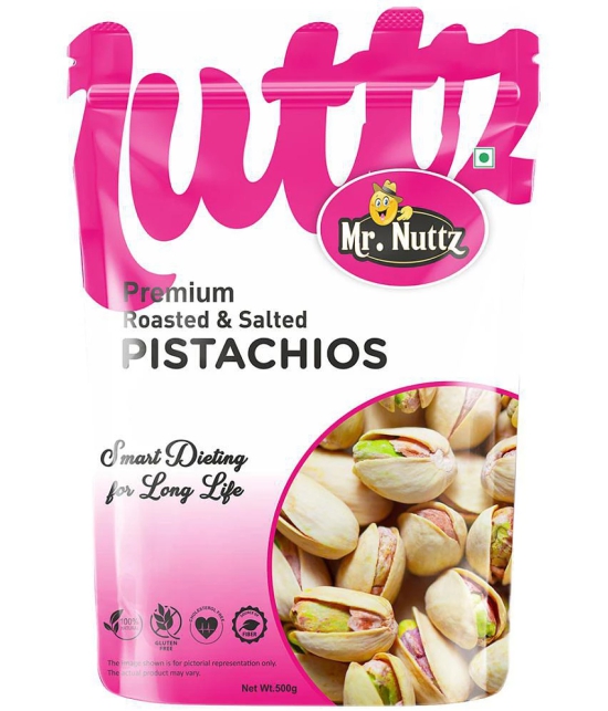 Mr.Nuttz Salted Pistachios Nut 500 g Dry Fruits