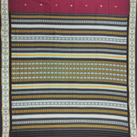 Handloom Habaspuri Cotton Ikat Saree