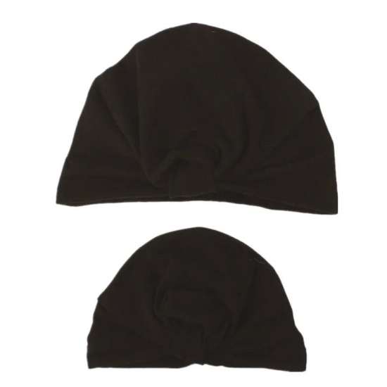 Pret my baby mom and me combo of turban caps-dark green