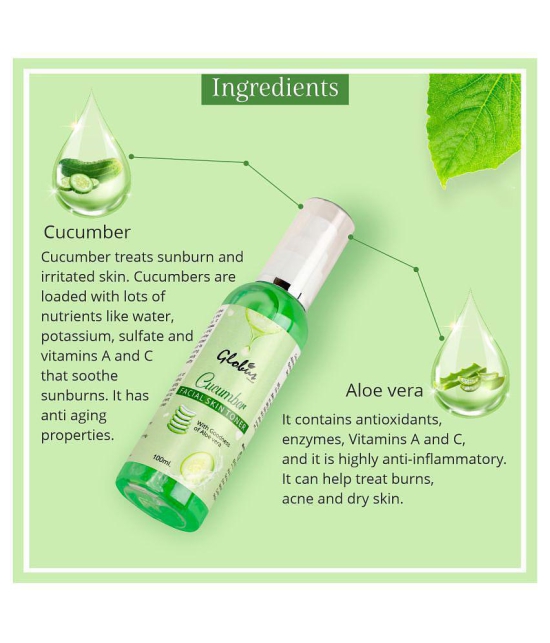 Globus Naturals Cucumber Facial Skin Tonic 100 mL