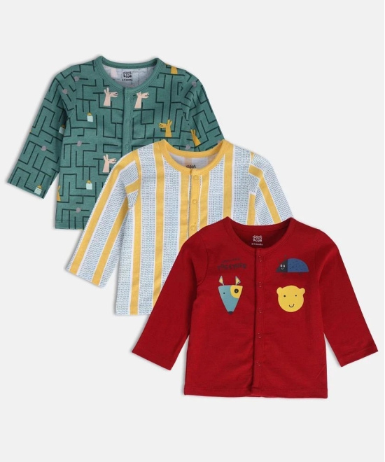 MINI KLUB - Multi Baby Boy Top ( Pack of 3 ) - None