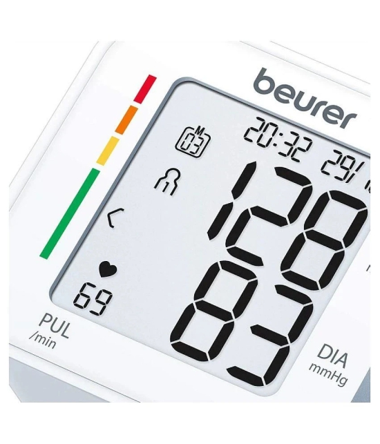 Beurer BC 28 Automated Wrist BP Monitor (White)