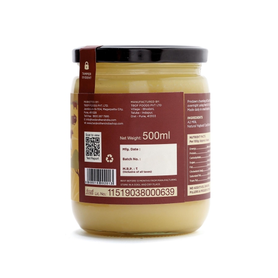 A2 Cultured Ghee - 500 ml