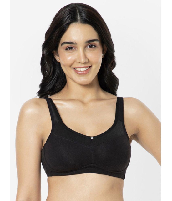 Amante - Black Cotton Heavily Padded Women's Everyday Bra ( Pack of 1 ) - None