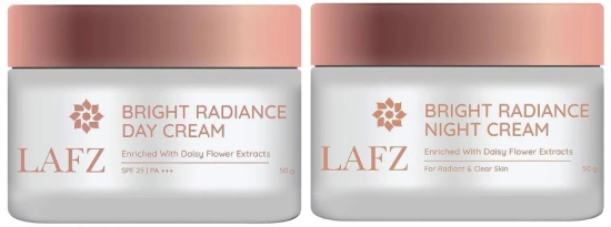 LAFZ BRIGHT RADIANCE DAY CREAM & NIGHT CREAM COMBO for MEN & WOMEN (100 g)