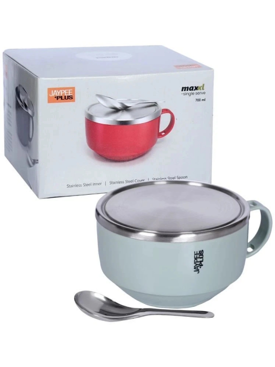 Jaypee Plus Maxxl Mug Solid Steel Soup Mug 700 mL ( Pack of 1 ) - Light Blue