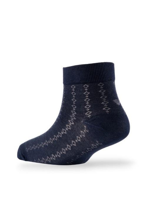 Men Pack Of 2 Patterned Cotton Ankle Length Socks