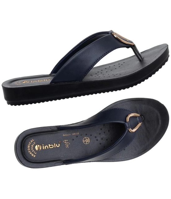 Inblu Blue Womens Daily Slipper - None