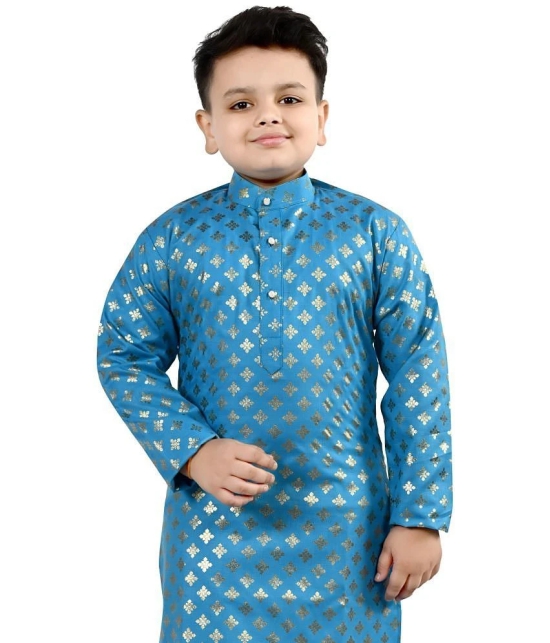 Arshia Fashions Blue Cotton Blend Boys ( Pack of 1 ) - None