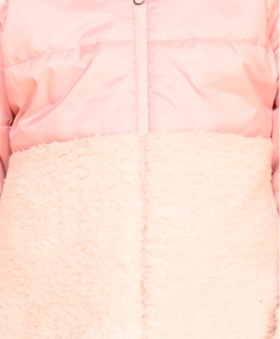 MILANO HARVEY CUT N SEW FUR JACKET - PINK-10-12 YEARS / 1N / PINK