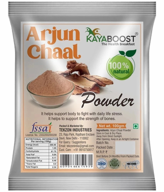 KAYABOOST Arjun ki Chaal Powder, Arjuna Bark, Arjun Chal Tree Kwath, Arjuna Chettu Chhal (100 g)