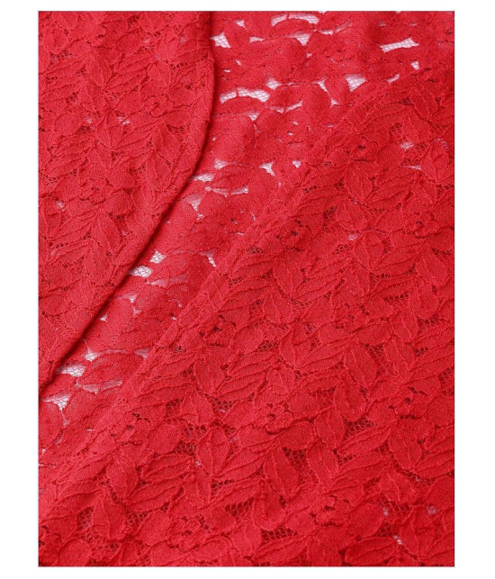 Rute Cotton Shrugs - Red - 2XL