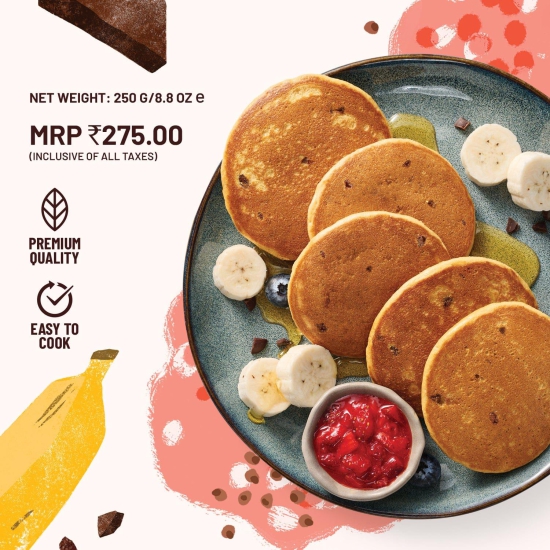 Mille : Banana Choco Chip Pancake Mix