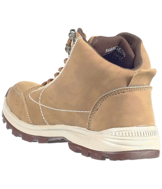 KHADIM - Tan Boys Boots ( 1 Pair ) - None