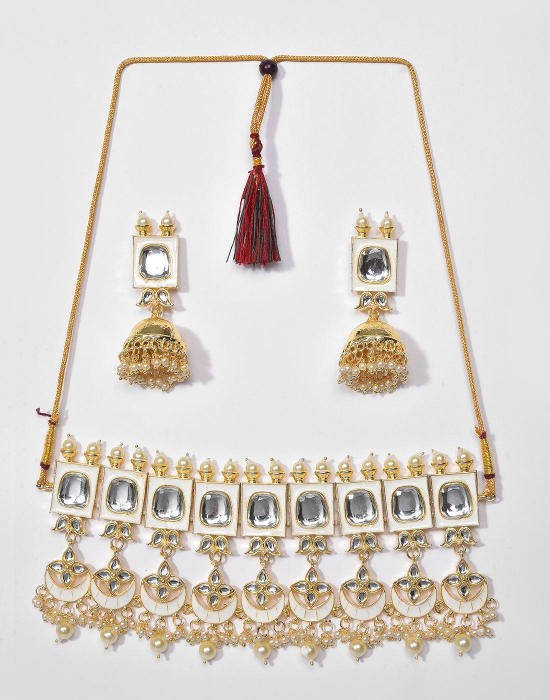 Kundan Gold Plated Necklace Set