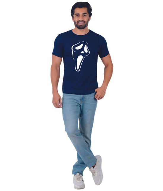 ferocious - Navy Cotton Regular Fit Men's T-Shirt ( Pack of 1 ) - None