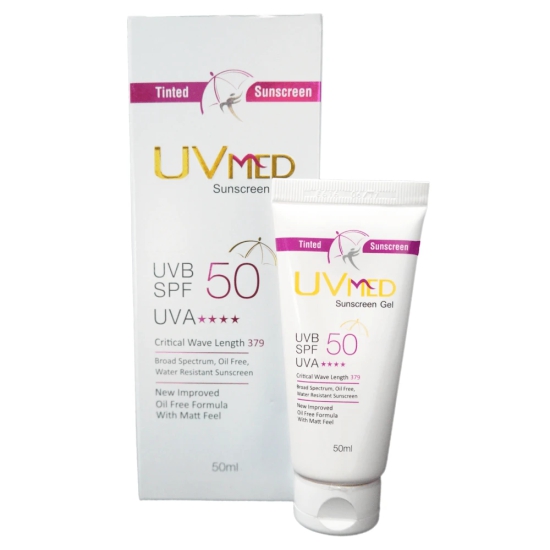 Uvmed Tinted Sunscreen Gel ,50ml