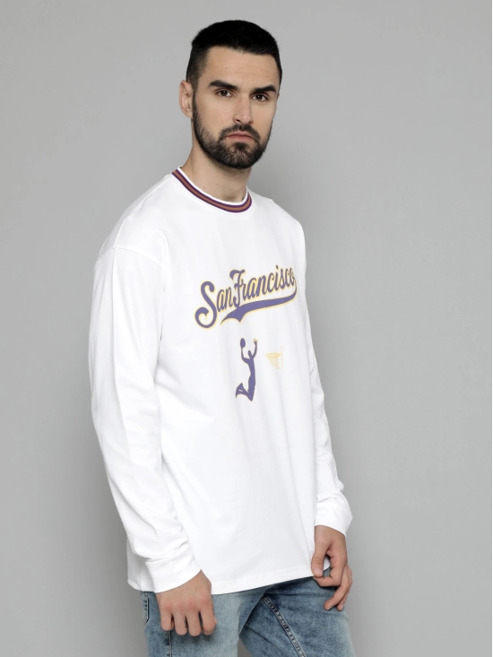 Sanfrancisco White FullSleeve T-Shirt-S / White