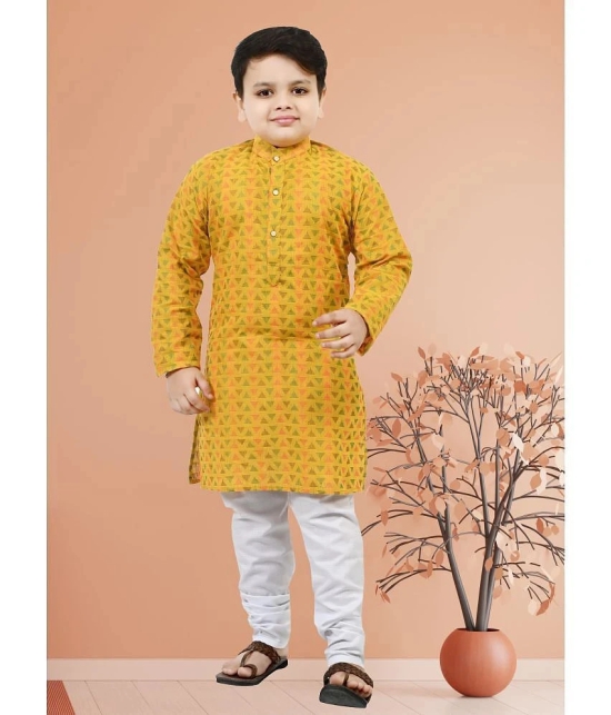 Arshia Fashions Yellow Cotton Blend Boys ( Pack of 1 ) - None