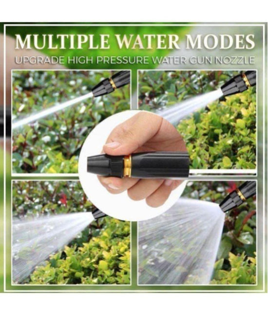 HOMETALES Water Spray Gun for Car Wash Bike Washing Gun for 1/2 Hose Pipe High Pressure Water Gun Nozzle Adjustable Car Washer Gun Brass Jet Water Spray Nozzle for Garden & Window