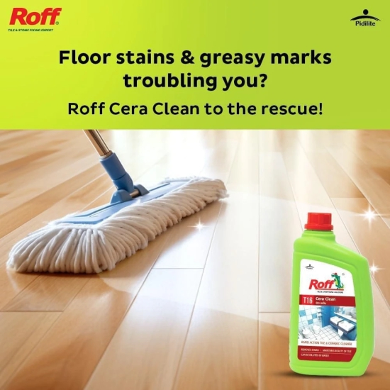 Pidilite T16 Roff Cera Clean Professional Tile, Floor and Ceramic Cleaner, Multisurface Floor and Tile Cleaner, Removes Stubborn Stains (500 ml)