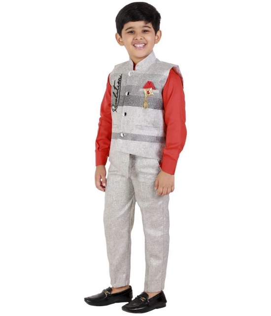 FOURFOLDS Boys 3-Piece Suit Set_FC082 - None