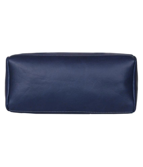 Fostelo - BLUE Fabric Shoulder Bag - Blue