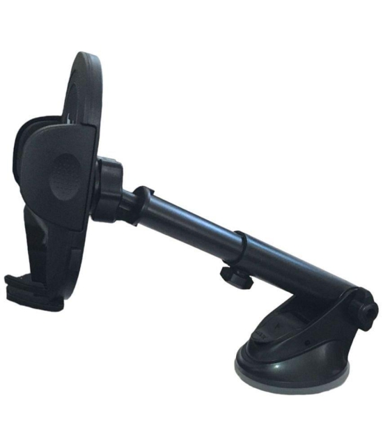 THRIFTKART Dashboard & Windshield Double Clamp Car Mobile Holder - Black - Black