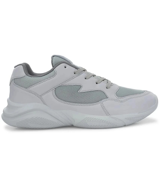 OFF LIMITS ROGER Light Grey Mens Sports Running Shoes - None