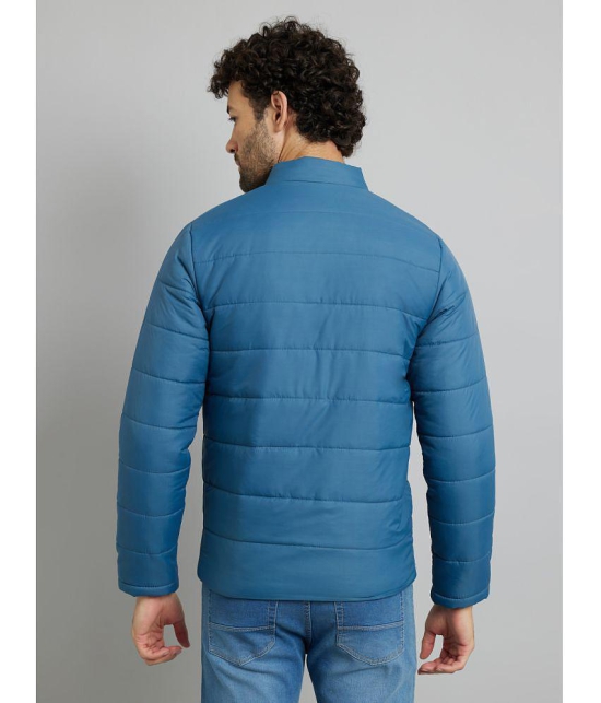 MXN Polyester Mens Quilted & Bomber Jacket - Blue ( Pack of 1 ) - None