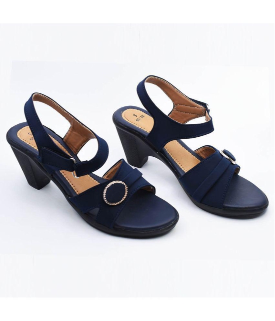 Dream Makers - Blue Women''s Sandal Heels - None