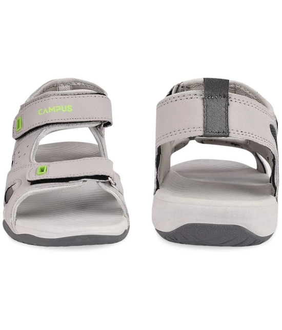 Campus - Gray Mens Floater Sandals - None