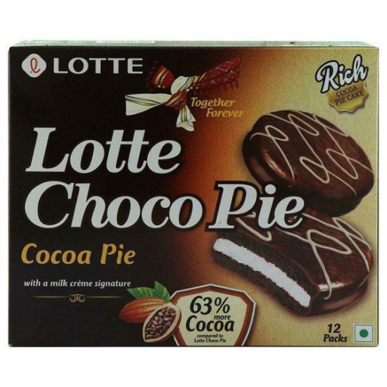 Lotte Rich Cocoa Choco Pie 28 Gms Pack of 12