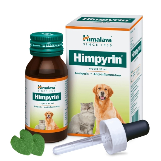 Himalaya Himpyrin Anti Inflammatory  Pain Relief Drops for Dogs and Cats-30mL