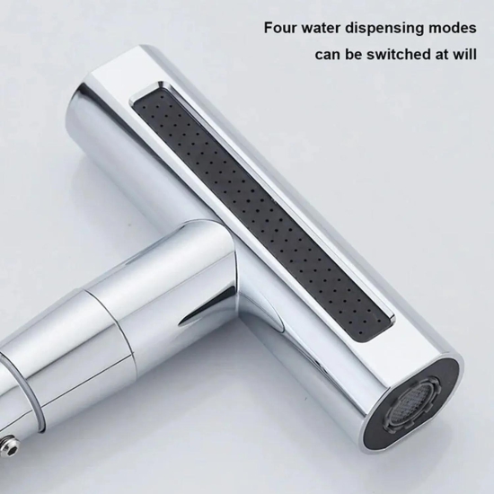 7575 Multifunction Shower Waterfall Kitchen Faucet, 360° Rotation Waterfall Kitchen Faucet, Touch Kitchen Faucet, Faucet Extender for Kitchen Sink, Swivel Waterfall Kitchen Faucet for Washing Ve