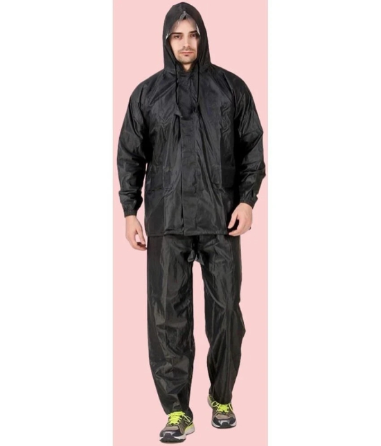 AKTIF Black Polyester Mens Rain Suit ( Pack of 1 ) - 3XL