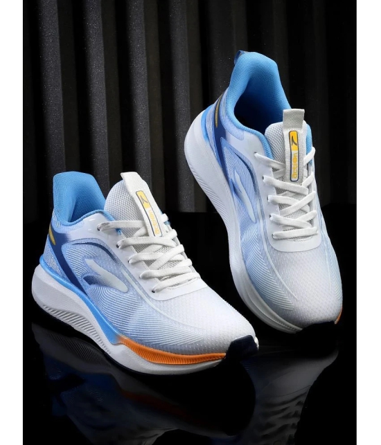 Action White Mens Sports Running Shoes - None