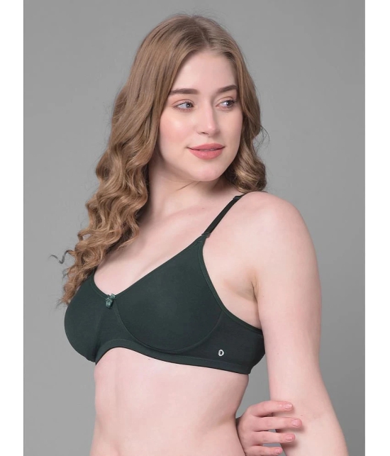 Dollar Missy Green Cotton Non Padded Womens T-Shirt Bra ( Pack of 1 ) - None