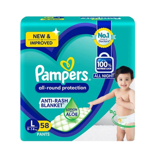 Pampers Baby Dry Pants Large 58Pants