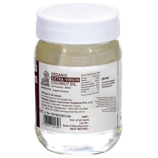 Phalada Organic Ev Coconut Oil, 250 Ml